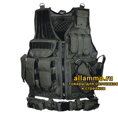 UTG Leapers Тактический разгрузочный жилет, чёрный