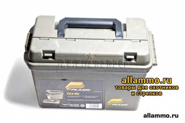 Plano Ящик для снаряжения, 38*20*16см. ручкой, уплотнитель, цвет Green