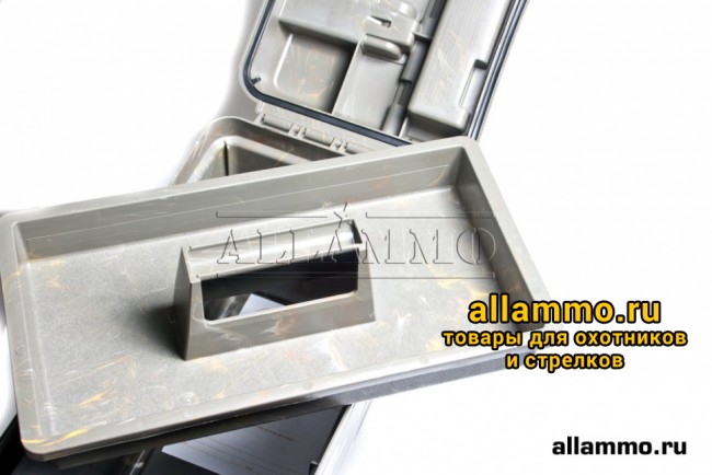 Plano Ящик для снаряжения, 38*20*16см. ручкой, уплотнитель, цвет Green