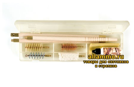 Набор для чистки в прозрачном пенале Stil Crin 112A на 12 калибр