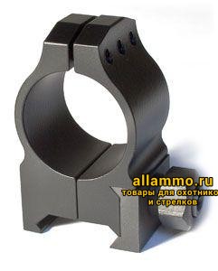 42 Крепления Warne TACTICAL (кольца 25,4мм) на weaver средние Medium 601M