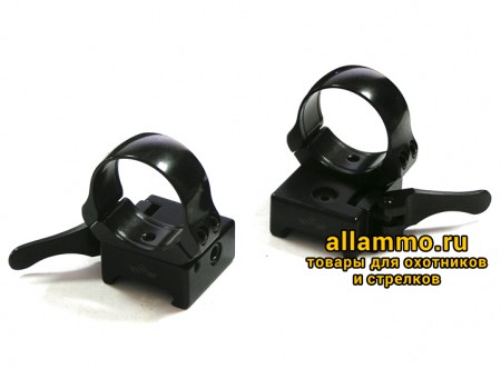 Картинка с сайта 365-65800 Быстросъемные кольца Apel EAW 30мм на Weaver BH=12мм