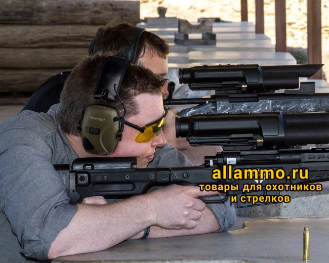 Активные наушники Awesafe олива