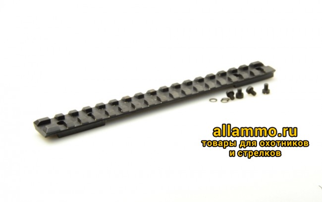 Планка KOZAP Picatinny/Weaver на Savage 10/110 стальная (единое) (No.68)