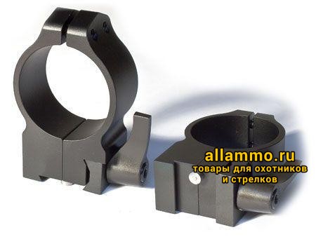 Крепления Warne (кольца 30мм) на TIKKA высокие QD High 15TLM