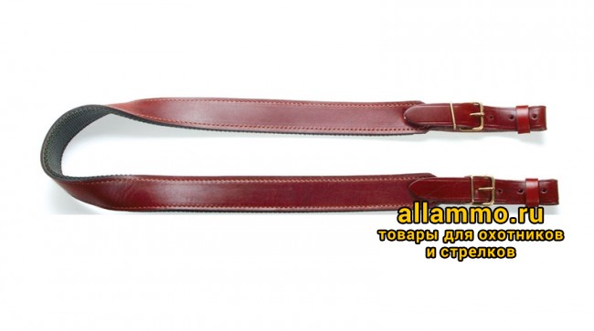 VEKTOR Ремень для ружья из натуральной кожи  ширина ремня 30 мм (Р-10)