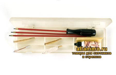 Набор для чистки в прозрачном пенале Stil Crin 113 на калибр 7,62 мм