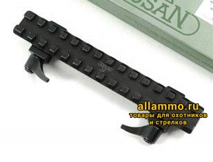 010-14-R Быстросъемная планка Rusan Picatinny на CZ 550,557/600 ZKK L=150мм ВН=4мм