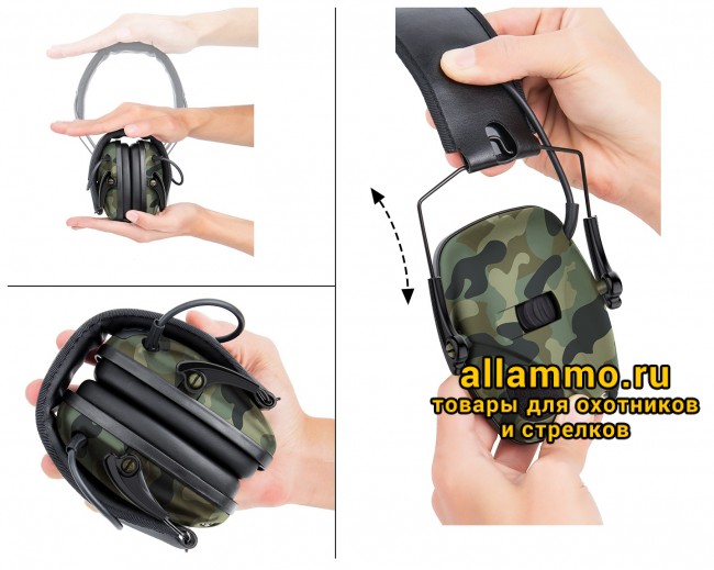 Активные наушники Awesafe камуфляж