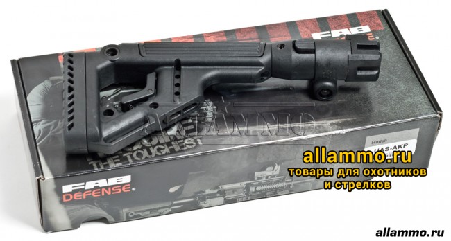 Складной приклад FAB Defense UAS-AK P для АК47/Сайга для не складных прикладов 100 серий