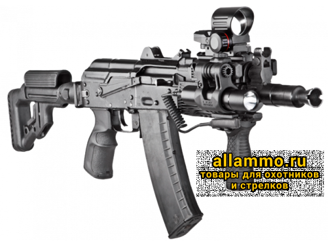 3048ae54118ea250e5d69db9f155218c-800x600.png Цевье тактическое FAB Defense KPR с системой четырех планок Пикатинни для АКС 74У