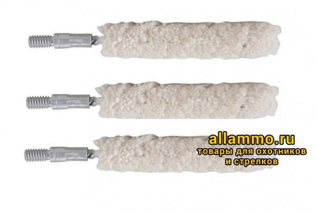 Ерш-пуховка Tipton Bore Mop калибр 8mm - .375 3 шт.
