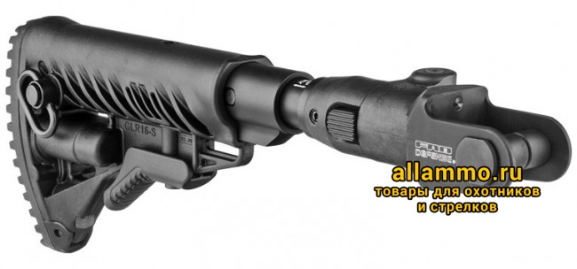 59537269ce575.jpg Телескопический приклад FAB Defence M4-AKMS P SB складной с амортизатором для АКМС