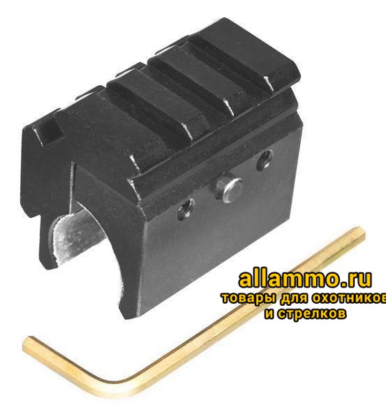 База weaver на ствол 18-23мм для фонаря