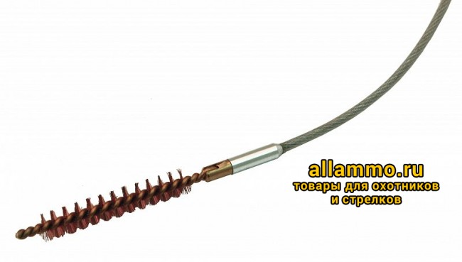 73d52dc660acff7a797c0af0452596fa.jpg Шомпол гибкий ЧИСТОGUN кал. от. 22 (5,6мм.) c иглой под патчи + адаптер с резьбой мама 8/32, 70см. (CHS-2-70)