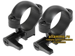 Кольца Burris .22 Deluxe pair (steel) 1'' быстросъемные, на планку 12мм (420068)