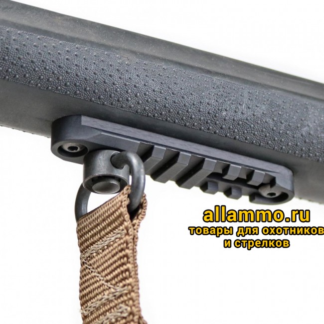 Кронштейн Atlas Picatinny для установки сошек и QD антабок 4'' (BT17)