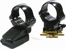 300-05098 Быстросъемные поворотные кольца Apel EAW 30мм с основаниями на Mauser M98 KR=26мм BH=17мм