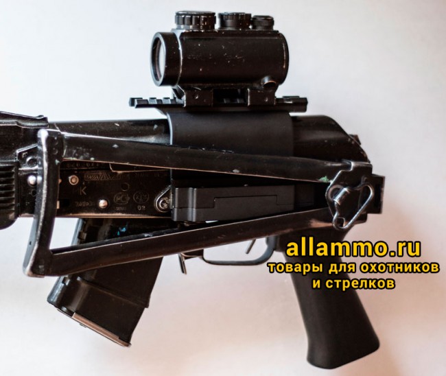 Кронштейн Kroneberg боковой с Weaver на Сайга/Вепрь/АК под складной приклад