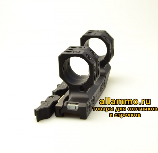 Тактический быстросъемный кронштейн SPUHR D30мм для установки на Picatinny, H38мм, без наклона, с выносом (QDP-3016)