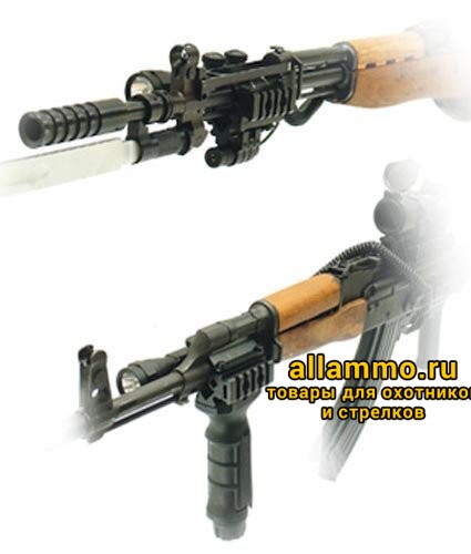 70481.5000.jpg Универсальная трехсторонняя база WEAVER для установки на ствол, пять проточек