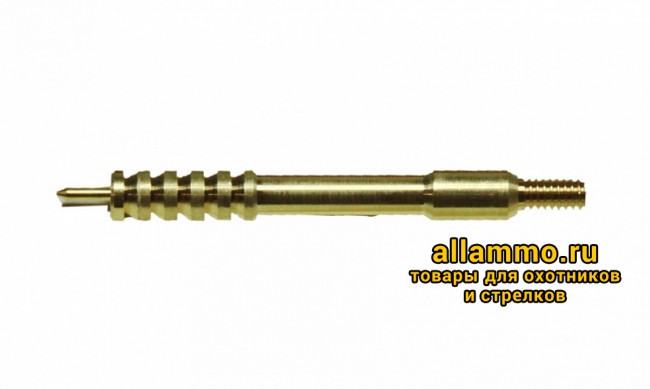 20184be6925526d647446ea04c59a3d6.jpg Вишер латунный J.DEWEY .17-.20 Cal. (4,5-5 мм) резьба папа 5/40 (17JM)