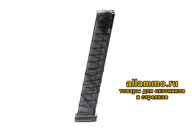 Магазин Utas Defense для Glock 9x19 на 33 патрона, прозрачный