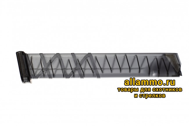 Магазин Utas Defense для Glock 9x19 на 33 патрона, прозрачный