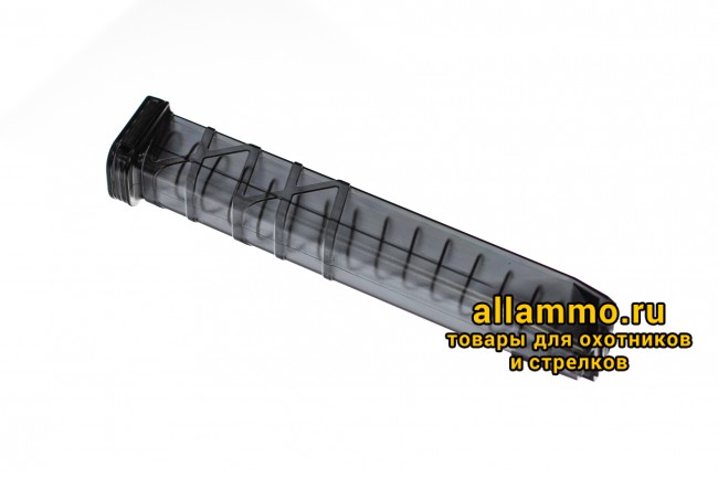 Магазин Utas Defense для Glock 9x19 на 33 патрона, прозрачный