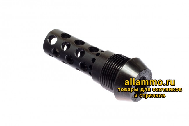 IMG_8309 Реактивный ДТК BRT Dual Brake T24 для AR-15/M4 (62мм, внутренняя резьба 1/2"-28 UNF, наружная резьба 24х1,5R)