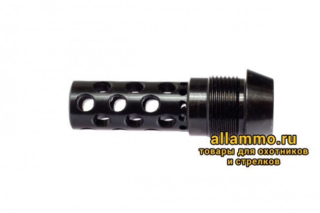 IMG_8310 Реактивный ДТК BRT Dual Brake T24 для AR-15/M4 (62мм, внутренняя резьба 1/2"-28 UNF, наружная резьба 24х1,5R)