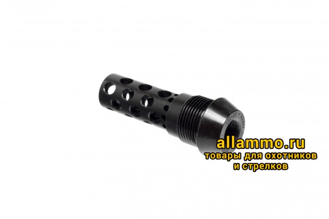 75565 Реактивный ДТК BRT Dual Brake T24 для AR-15/M4 (62мм, внутренняя резьба 1/2"-28 UNF, наружная резьба 24х1,5R)