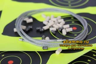 ca5cc2b55aacf1f10622f5aaa6249590.jpg Шомпол гибкий ЧИСТОGUN для пневматики 4,5мм, с иглой под патчи, 60 см (CHS-3-60)