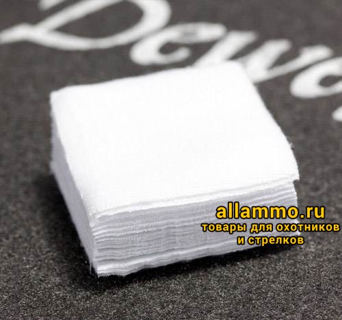 Квадратные патчи J.DEWEY для .30-.35 калибра 100 шт. (PS-231)