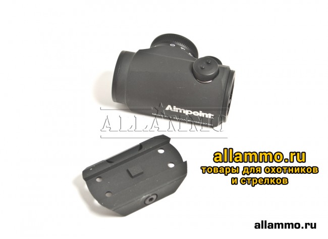 Коллиматорный прицел Aimpoint Micro H-1 (2MOA и 4MOA) на Weaver (200018 и 11910)