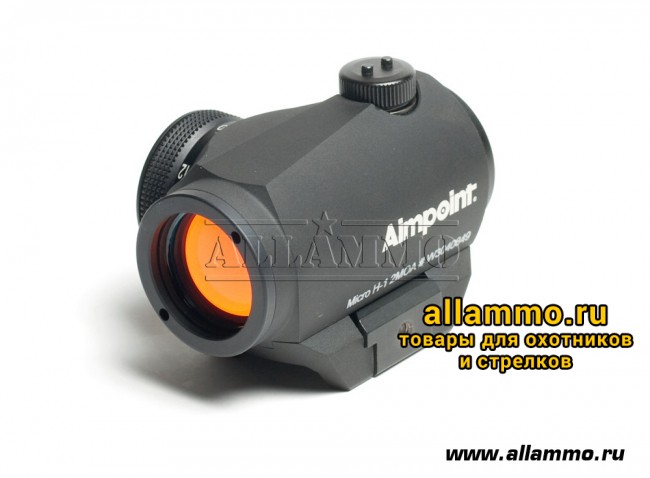Коллиматорный прицел Aimpoint Micro H-1 (2MOA и 4MOA) на Weaver (200018 и 11910)