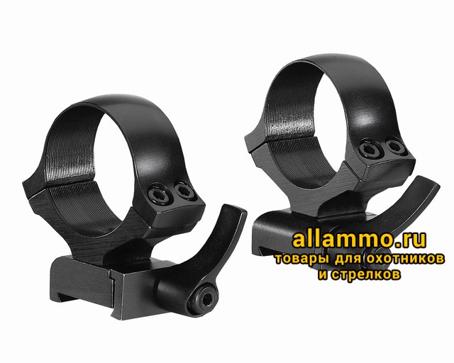 Быстросъемные кольца раздельные KOZAP CZ527 Alfa D30мм BH17.8 (No.64) средние