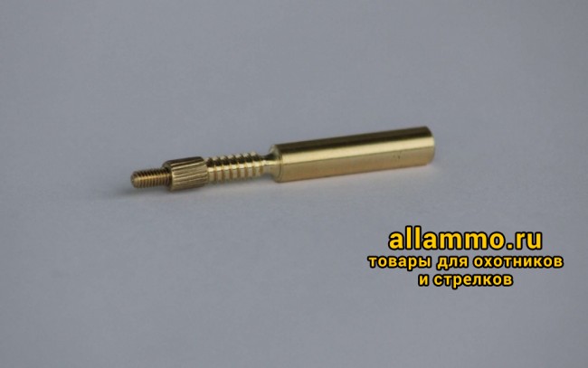 Адаптер-иголка A2S GUN № 2 (латунь, резьба мама, дюймовая, 8/36 для Dewey 22C)