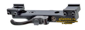 20000 CBUB Быстросъемный кронштейн для установки прицелов Burris Laser Scope, LaserScope Eluminator и NIKON Monarch L700 на 12 мм призму , Contessa Итали