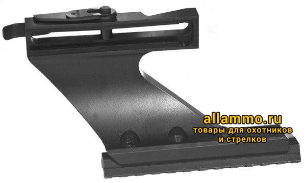 Кронштейн WEAVER/БК ВОМЗ База weaver ВОМЗ 043-02 на боковое крепление алюминиевый сплав