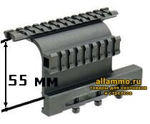 bc988a2c59f0acd1e8251bb78ac23628.jpg База weaver Leapers на боковом крепление для систем АК/Сайга фикс. (MNT-973)