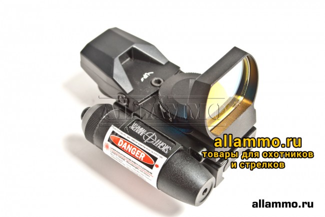 IMG_6927 Коллиматорный прицел Sightmark Laser Dual Shot (SM13002) с ЛЦУ