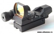 Коллиматорный прицел Sightmark Laser Dual Shot (SM13002) с ЛЦУ 