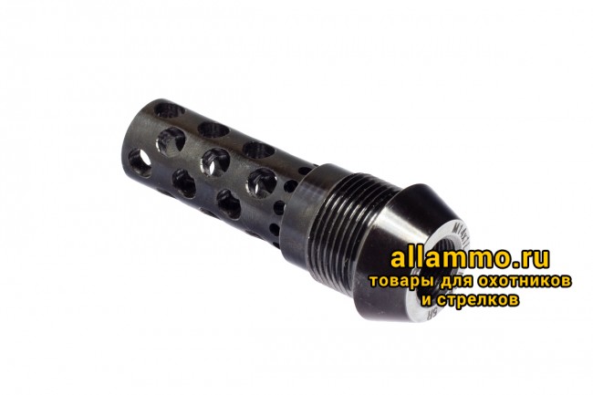 Реактивный ДТК BRT Dual Brake T24 для Вепрь (62мм, внутренняя резьба M14x1L, наружная резьба 24х1,5R)