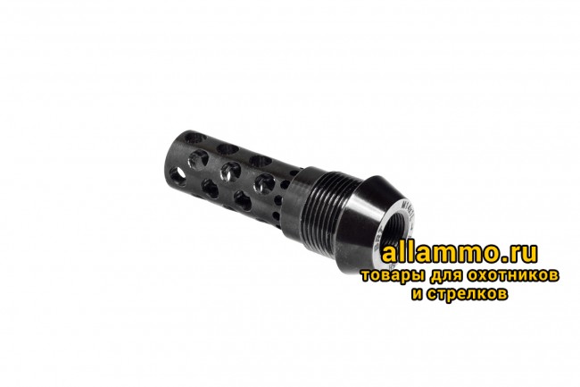 Реактивный ДТК BRT Dual Brake T24 для Вепрь (62мм, внутренняя резьба M14x1L, наружная резьба 24х1,5R)