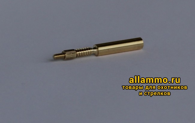 Адаптер-иголка A2S GUN № 3 (латунь, резьба мама, дюймовая, 5/40 и  резьба папа М5, для StilCrin, MegaLine, Nimar)