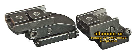 1400-00003 Быстросъемный поворотный кронштейн Apel EAW под шину Zeiss на Browning BAR KR=22мм BH=17мм