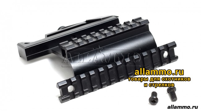 База weaver Leapers MNT-978 на боковом крепление для систем АК/Сайга с зажимом