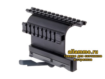 База weaver Leapers MNT-978 на боковом крепление для систем АК/Сайга с зажимом