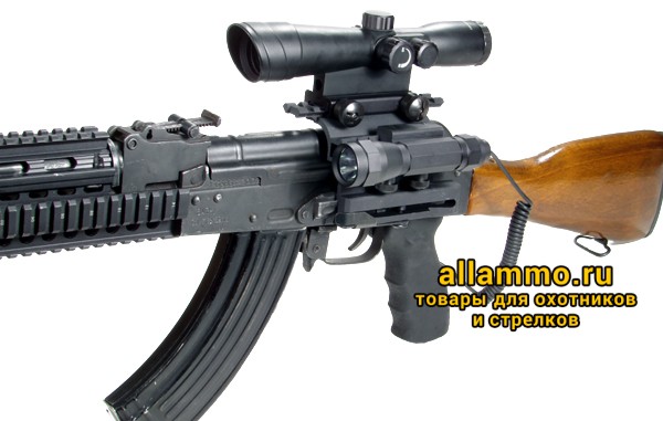 База weaver Leapers MNT-978 на боковом крепление для систем АК/Сайга с зажимом